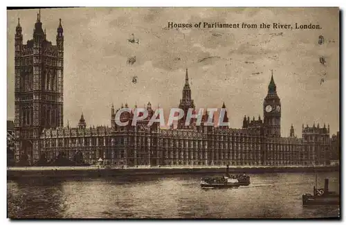 Cartes postales London The Houses Of Parliament