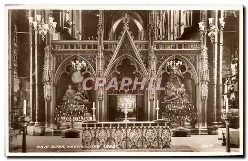 Cartes postales Nave Altar Westminster Abbey London