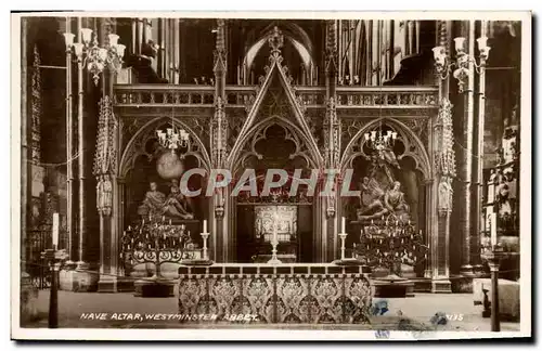 Cartes postales Nave Altar Westminster Abbey London