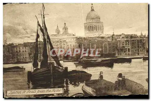 Cartes postales London Sr Paul s from the River