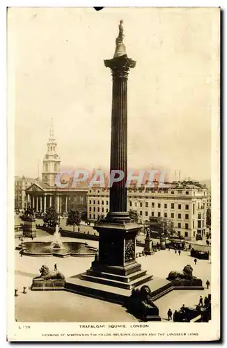 Cartes postales Trafalgar Square London