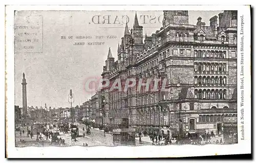 Ansichtskarte AK London North Western Hotel Lime Street station Liverpool