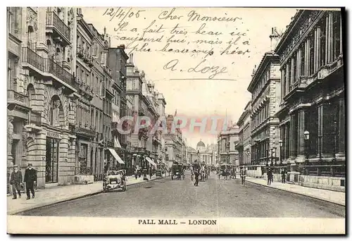 Cartes postales Pall Mall London