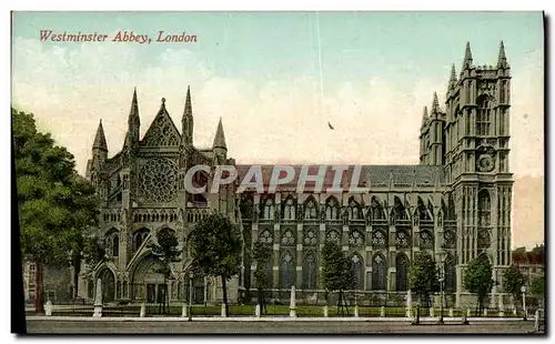 Cartes postales Westminster Abbey London