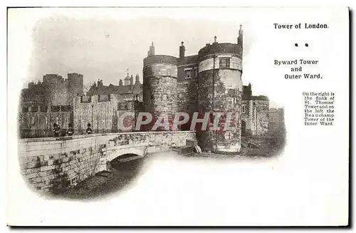 Ansichtskarte AK Tower of London Byward Tower and Outer Ward