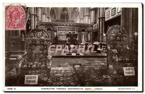 Ansichtskarte AK Coronation Thornes Westminster Abbey London