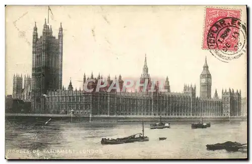 Cartes postales Houses of Parliament London