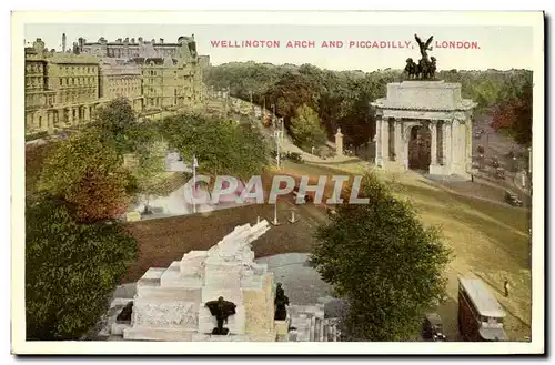 Ansichtskarte AK Wellington arch and Piccadilly London