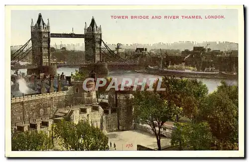 Cartes postales Tower Bridge and River Thames London