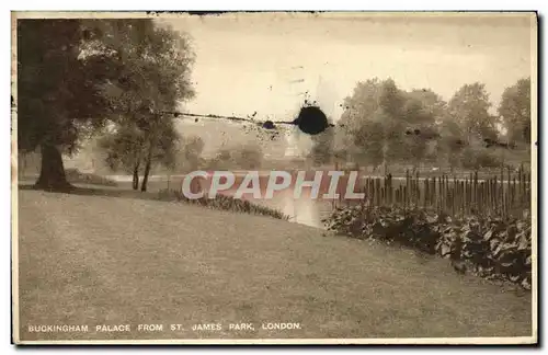 Ansichtskarte AK Buckingham Palace from St James Park London