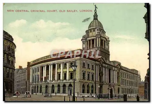 Cartes postales New Central Criminal Court Old Bailey London