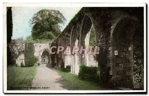 Ansichtskarte AK Romsey Abbey The Cloisters