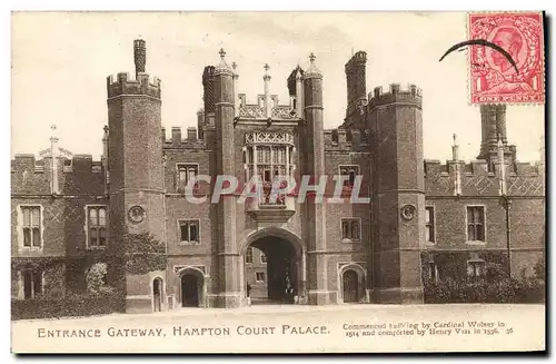 Cartes postales London Entrance Gateway Hampton Court Palace