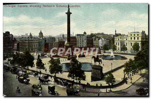 Cartes postales London Traiagar Square Showing Neison s Column