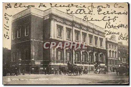 Cartes postales London Royal United SErvice Museum