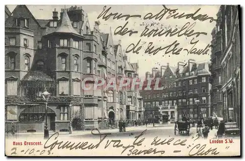 Cartes postales London Hans Crescent