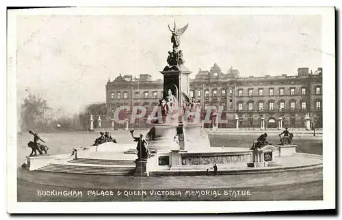 Cartes postales London Buckingham Palge Queen Victoria Memorial Statue