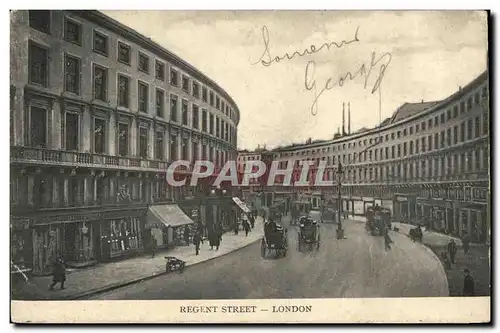 Cartes postales London Regent Street