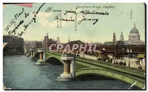 Cartes postales London Blackfriars Bridge