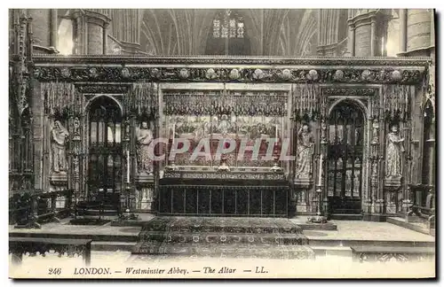 Ansichtskarte AK London Westminster Abbey The altar