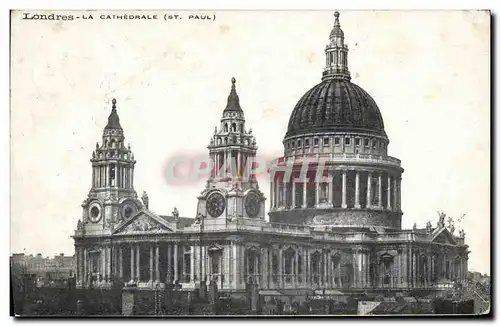 Cartes postales London La Cathedrale St Paul