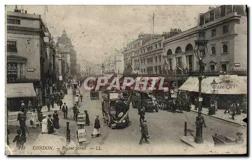 Cartes postales London Regent Street