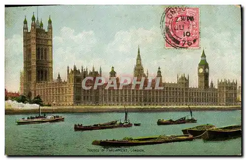 Cartes postales London Houses Of Parlament