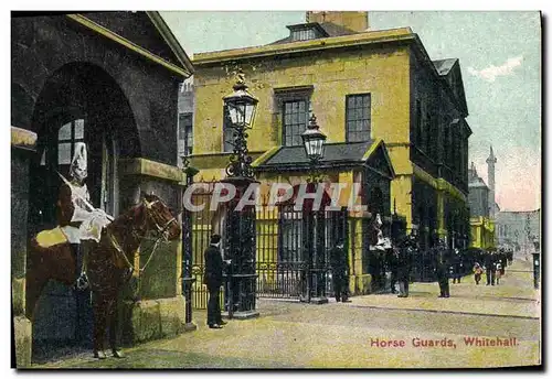 Cartes postales Horse Guards Whitehall Militaria