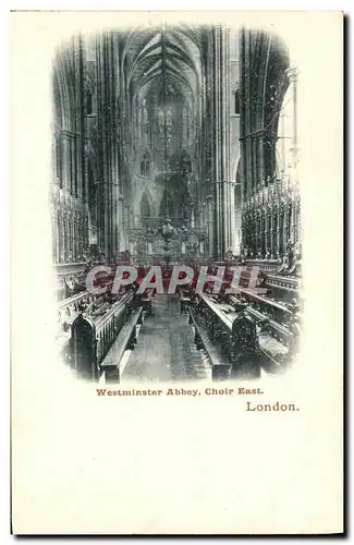 Cartes postales Westminster Abbey Choir East London