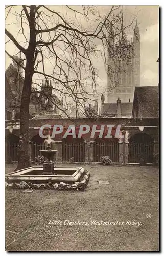 Cartes postales Little Cloisters Westminster Abbey