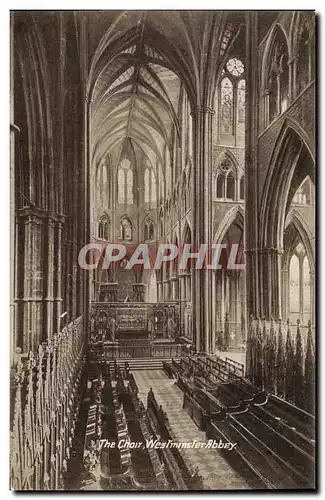 Cartes postales The Choir Westminster Abbey London