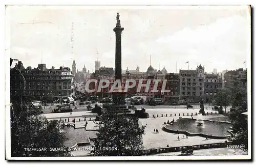 Cartes postales London Trafalgar Square Whitehall