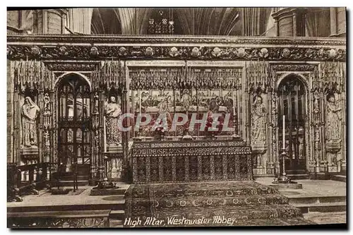 Cartes postales London High altar Westiminster Abbey