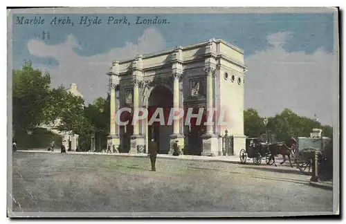 Ansichtskarte AK London Marble Arch Hyde Park