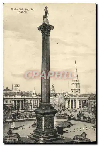 Cartes postales London Trafalgar Square