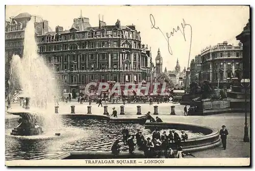 Cartes postales London Trafalgar Square