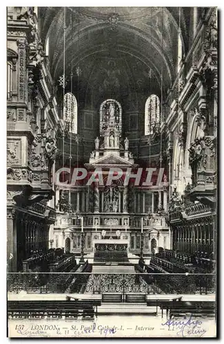 Ansichtskarte AK London St Paul s Cathedral Interior