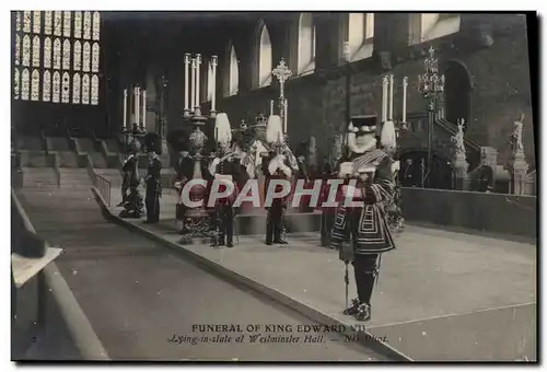 Cartes postales London Funeral Of King Edward VII Lying in state at Westminster Hall