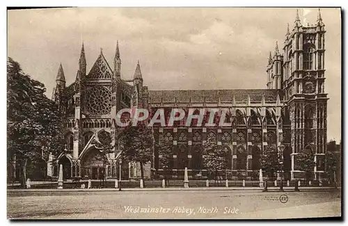 Cartes postales London Westminster Abbey North Side