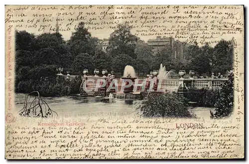 Cartes postales London Kensington gardens