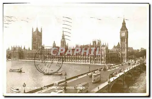 Cartes postales London Waterloo Bridge And Somerset House