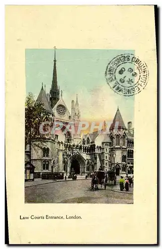 Cartes postales London Law Courts Entrance