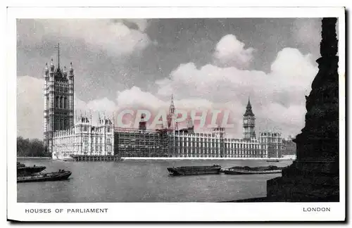 Cartes postales Houses Of Parliament London