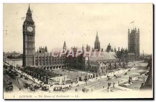 Cartes postales London Houses The Houses Of Parliament