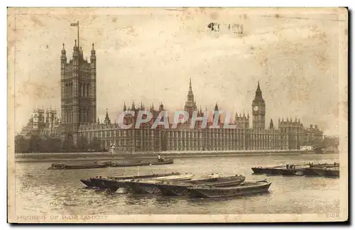 Cartes postales London Houses The Houses Of Parliament