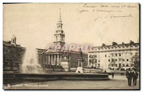 Cartes postales London Trafalgar Square