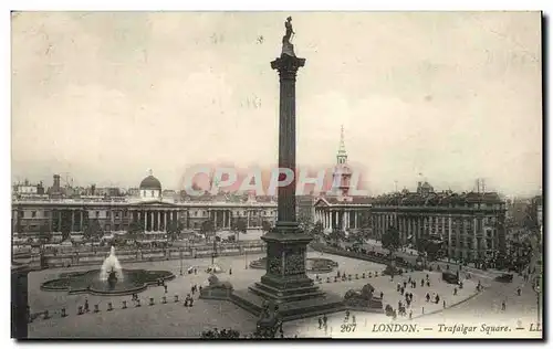 Cartes postales London Trafalgar Square