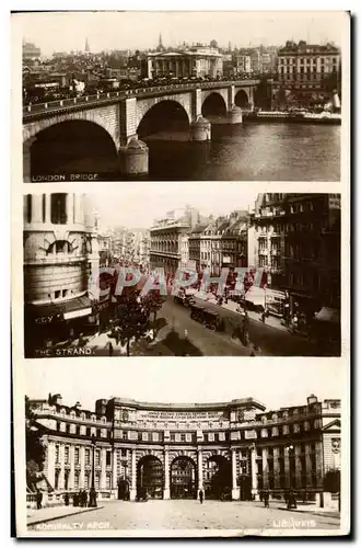 Cartes postales London London bridge The strand Admiraly Arch