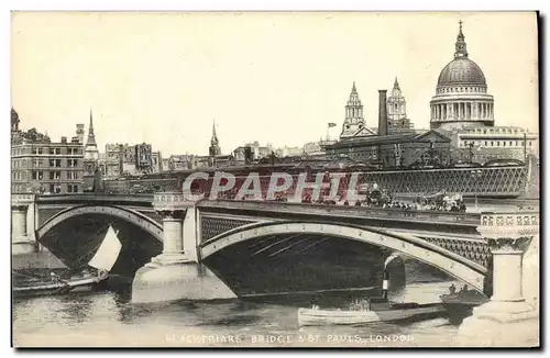 Cartes postales Blackfriare Bridge St Paul s London