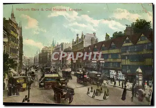 Ansichtskarte AK Holborn Bars Old Houses London